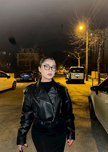 Diğer siyah deri ceket