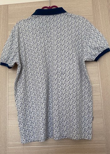 s Beden Desenli Pamuklu Kısa Kollu Erkek Pierre Cardin Polo Tişört