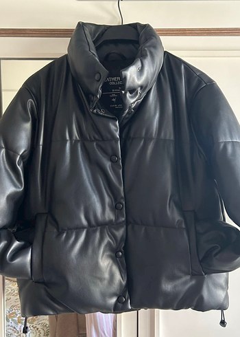 Suni deri bomber mont