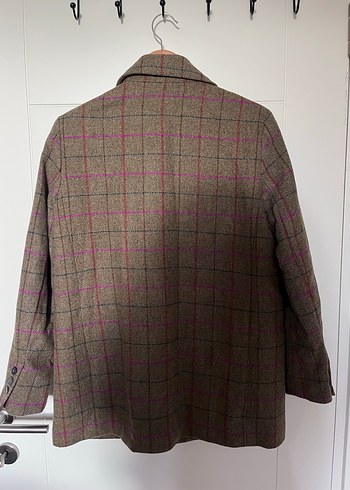Mango Mango ekose Yün karışımlı Blazer