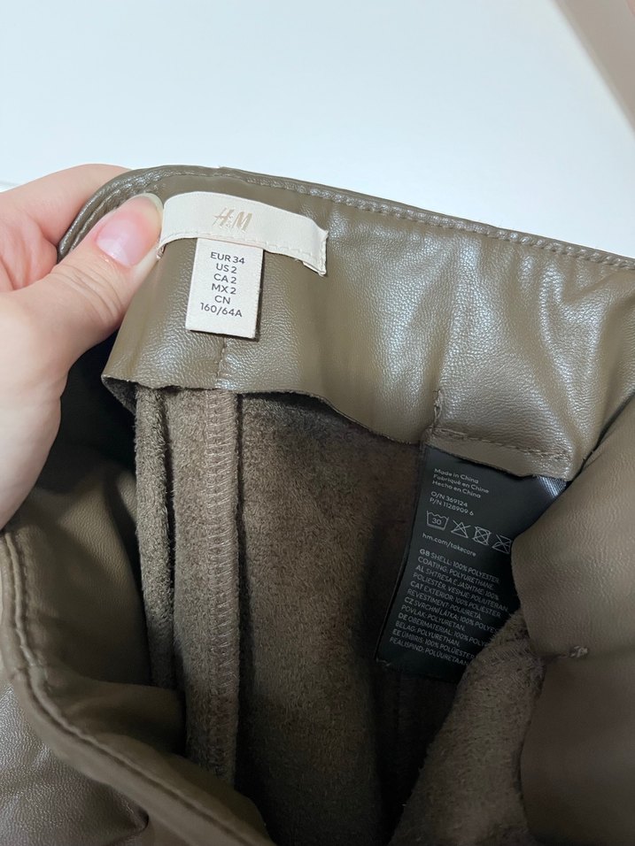 H&M premium koleksiyonu flare tayt - Görsel 5