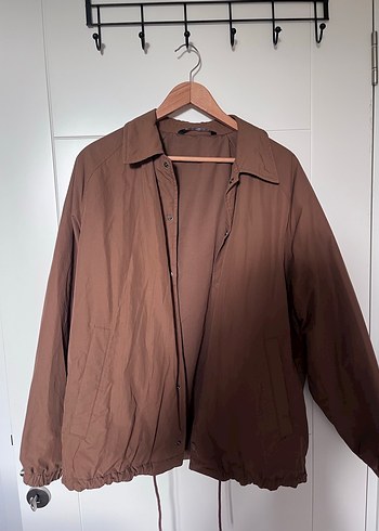 Zara kahverengi oversize mont/ceket