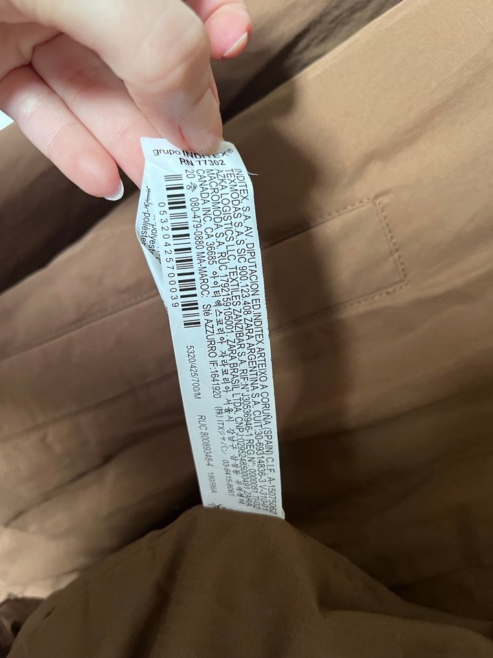 Zara kahverengi oversize mont/ceket - Görsel 5