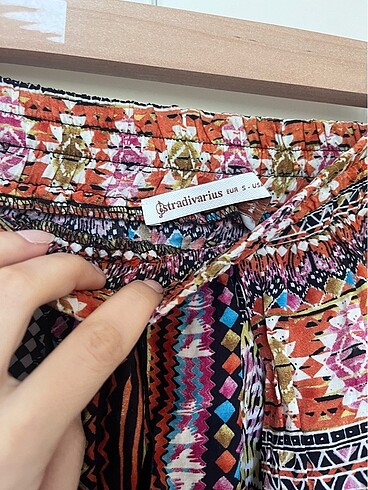 Stradivarius boho mini etek - Görsel 2