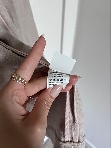 Keten ceket büstiyer takım - Görsel 6