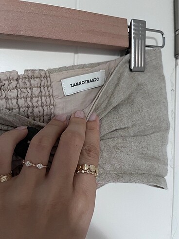 Keten ceket büstiyer takım - Görsel 8