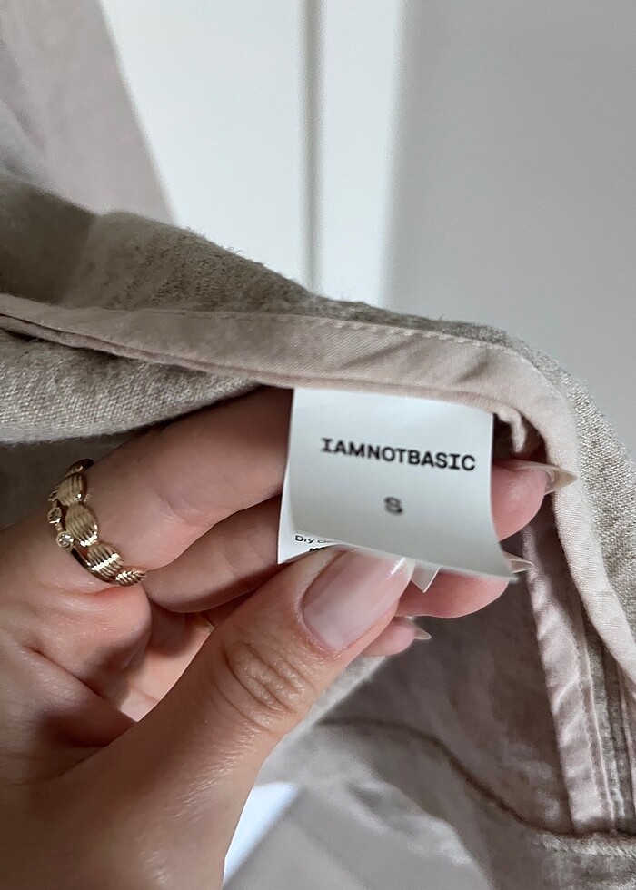 Keten ceket büstiyer takım - Görsel 5