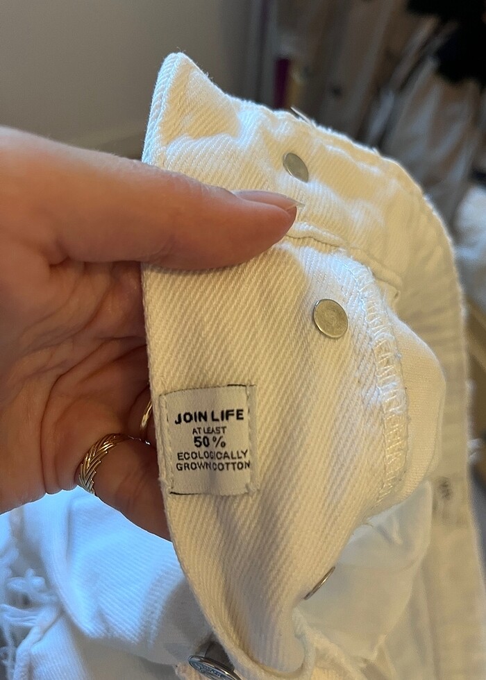 Zara jean şort - Görsel 5