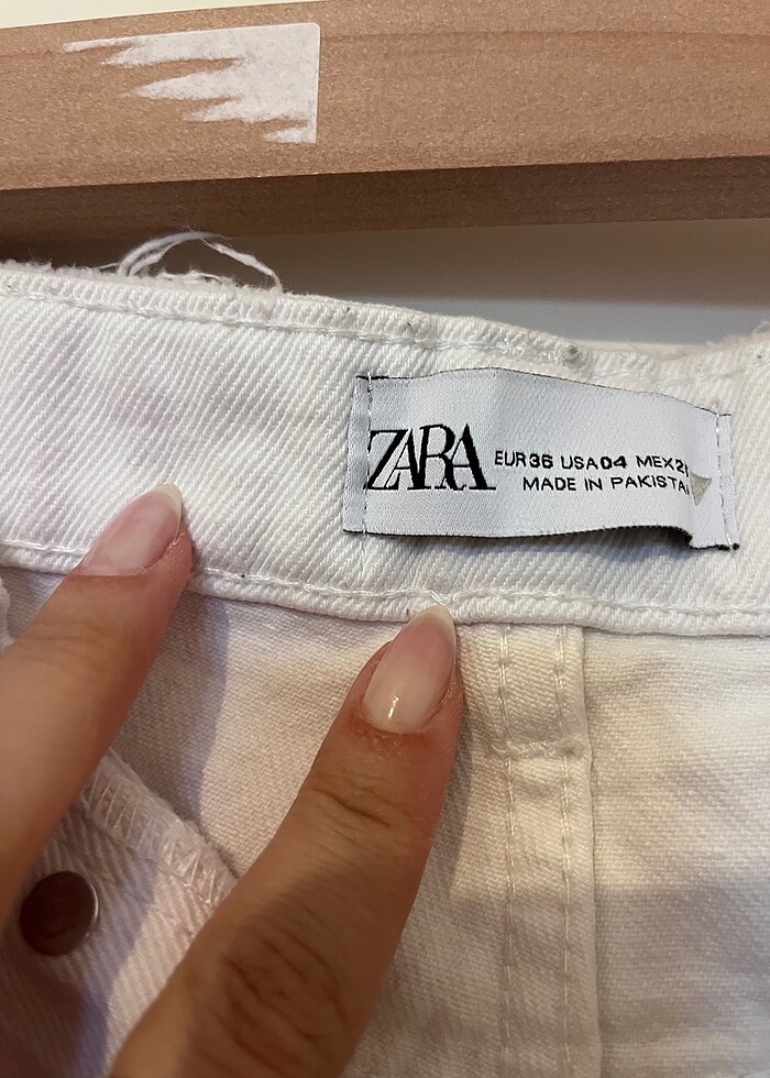 Zara jean şort - Görsel 2