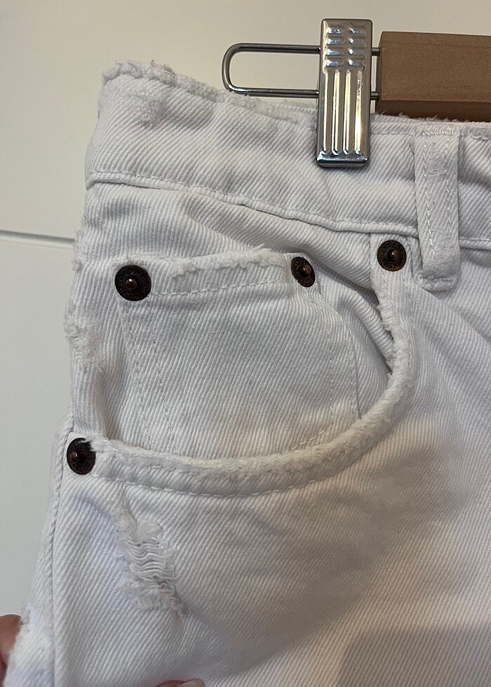 Zara jean şort - Görsel 3