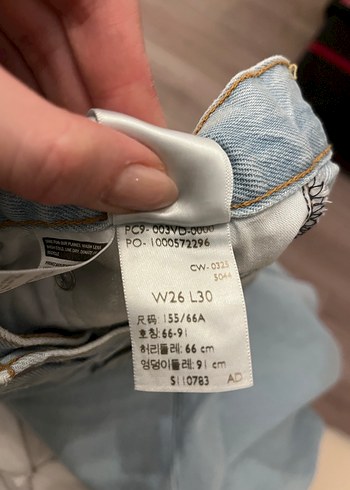 Levis wide leg Jean yüksek bel - Görsel 5