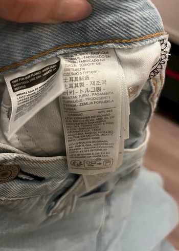 Levis wide leg Jean yüksek bel - Görsel 3
