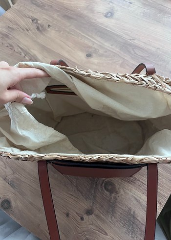 Marks & Spencer hasır plaj çantası - Görsel 3