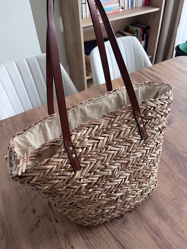 Marks & Spencer hasır plaj çantası - Görsel 2