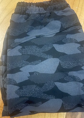 Erkek Lacivert Kamuflaj Desenli Kapüşonlu Pijama - Görsel 3