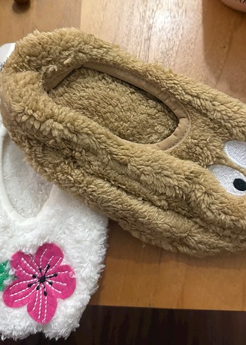 Nakışlı ve Kürklü ev patiği - Görsel 2