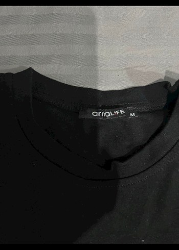 Siyah Uzun Kollu Basic Tişört - Görsel 3