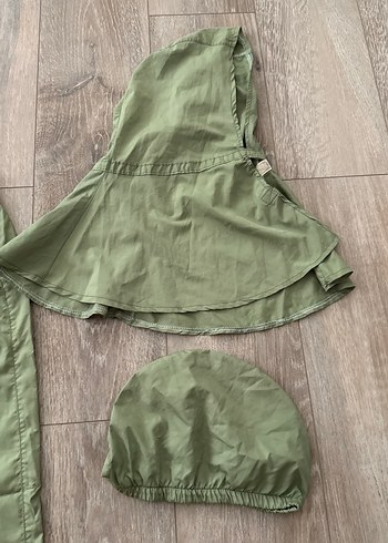 Çabuk kuruyan yumuşak kumaş yeşil Haşema - Görsel 3