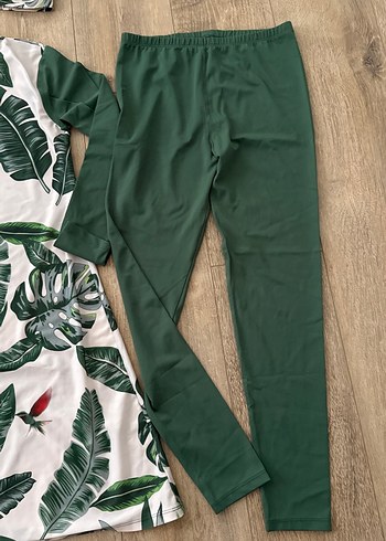 Bohem Tarzı Uzun Yeşil Desenli Haşema - Görsel 2