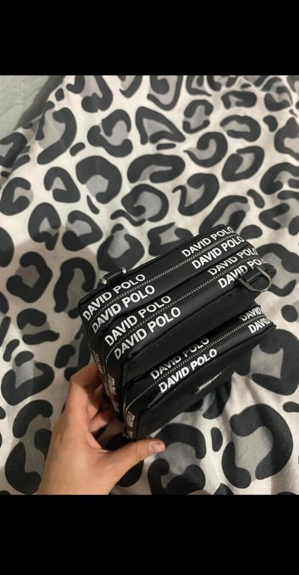 David Polo Siyah cüzdan, kartlık çanta - Görsel 2