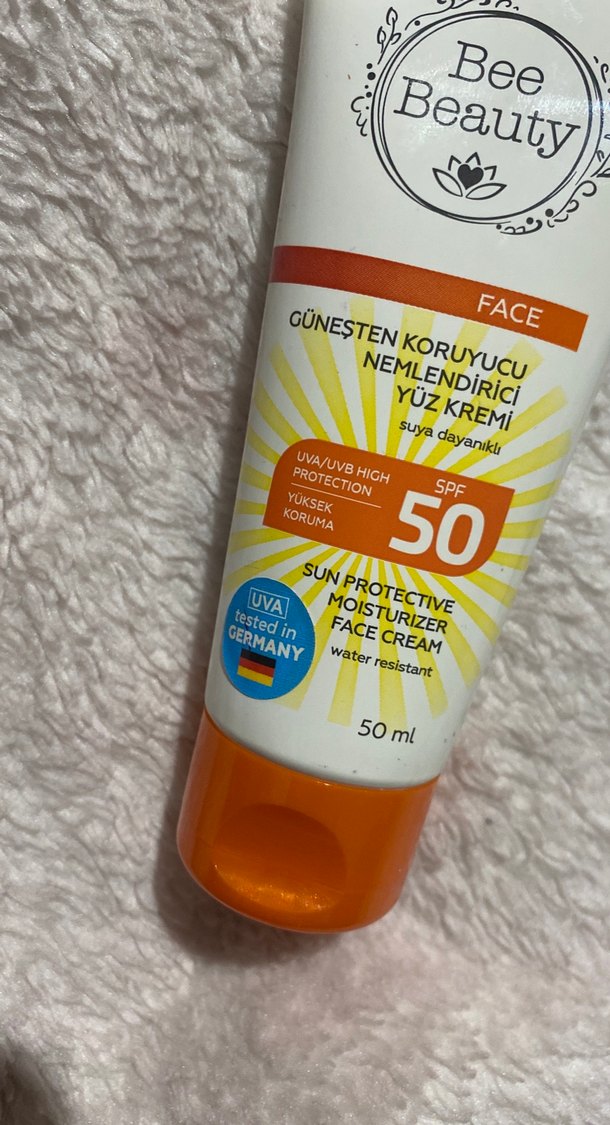 Bee Beauty SPF 50 Suya Dayanıklı Yüz Kremi - Görsel 2