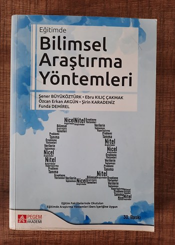 Eğitimde Bilimsel Araştırma Yöntemleri Kitabı