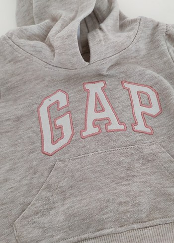GAP Baskılı Kapüşonlu Kız Sweatshirt