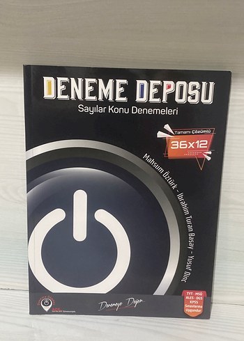 Deneme Deposu Sayılar Konu Denemeleri Kitabı