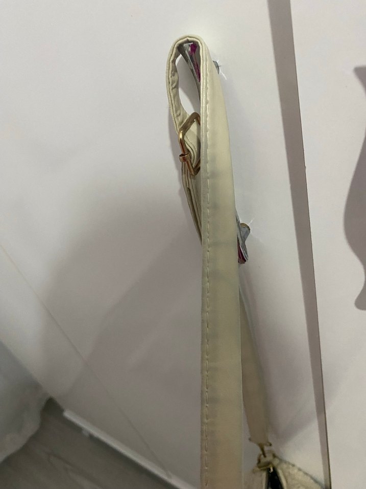 Bej Peluş Kadın Çanta - Görsel 3