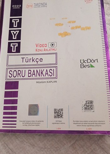 TYT Türkçe Soru Bankası 2022 Video Destekli