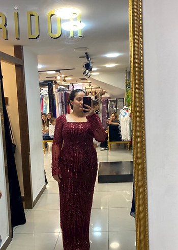 Beden Bordo Pullu Etnik Bohem Kadın Charm