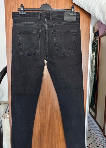 l Beden Erkek Siyah Denim Regular Fit Pantolon