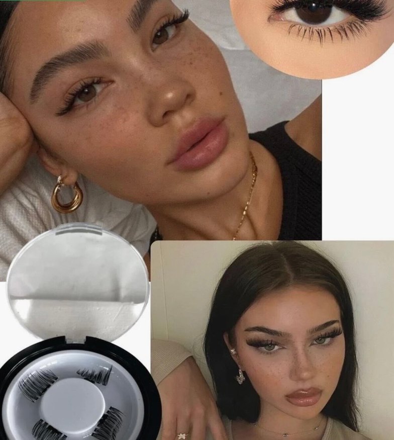 Siyah Takma Kirpik mıknatıslı Seti ( yeni ve etiketli) - Görsel 2