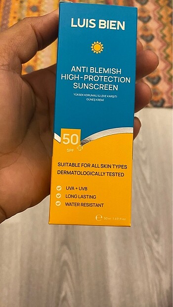 Güneş kremi sıfır 50