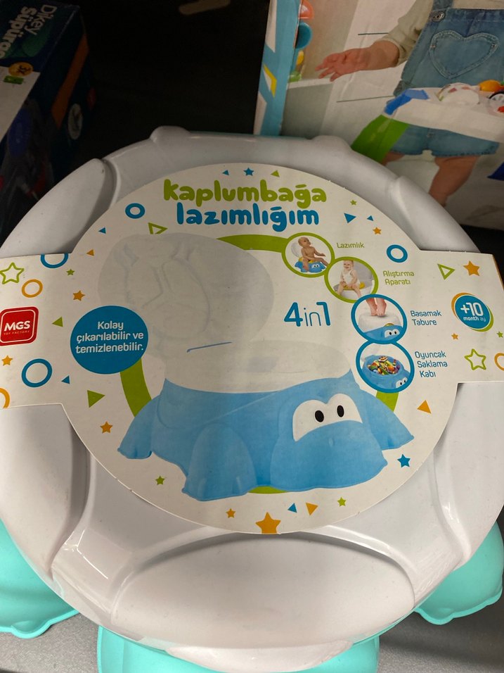 Turkuaz Renkli 4'ü 1 Arada Çocuk Lazımlığı - Görsel 2