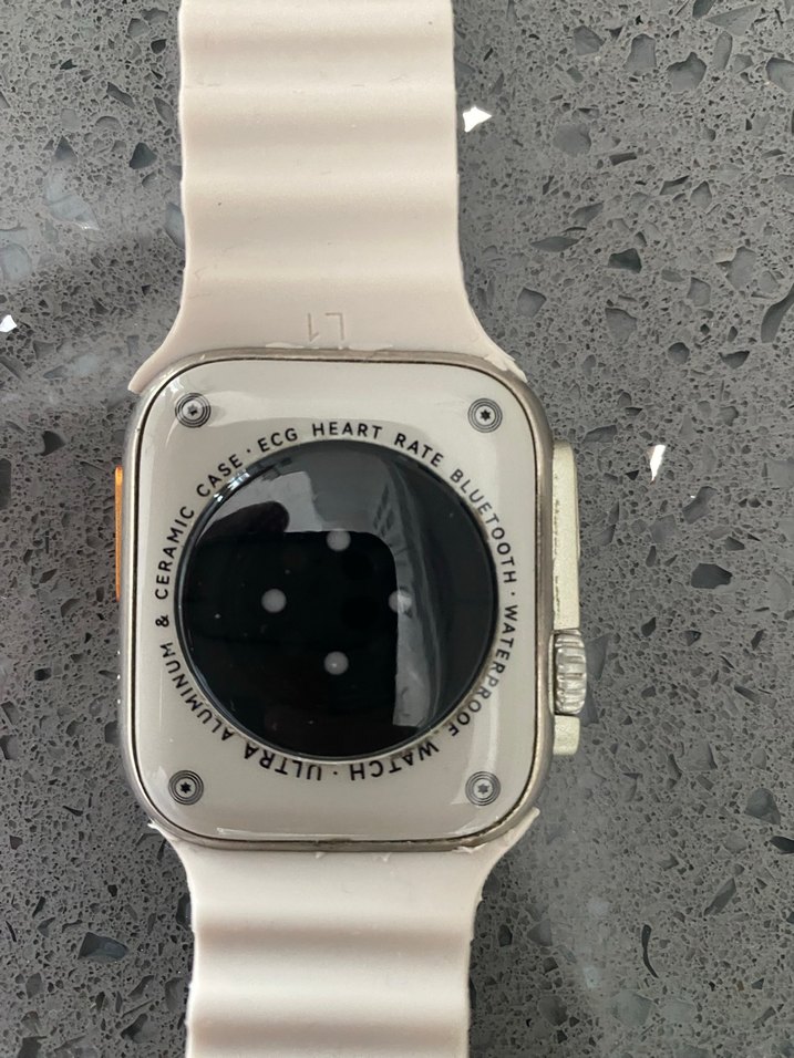 Beyaz Akıllı Saat Gri Kasa - Görsel 3