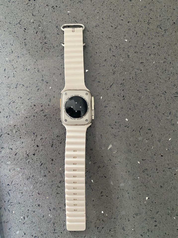 Beyaz Akıllı Saat Gri Kasa - Görsel 2