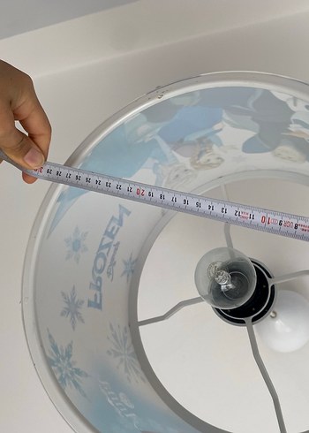 Mavi Frozen Temalı Tavan Lambası - Görsel 4