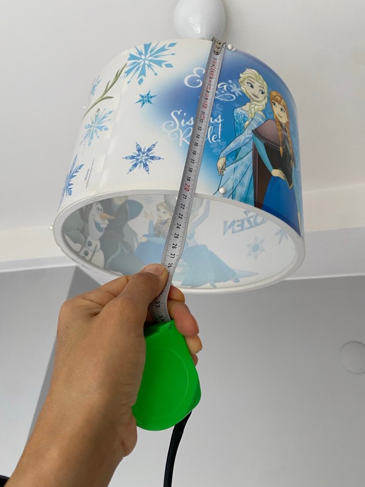 Mavi Frozen Temalı Tavan Lambası - Görsel 3