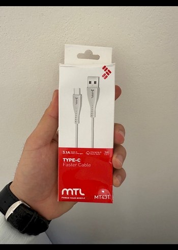 MTL Type-C Hızlı Şarj Kablosu 1m