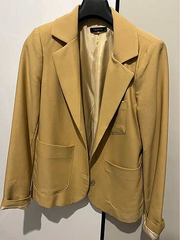 Blazer Ceket Camel - Görsel 3