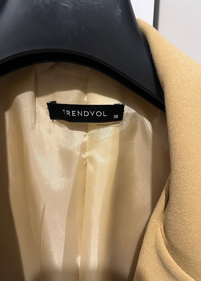 Blazer Ceket Camel - Görsel 5