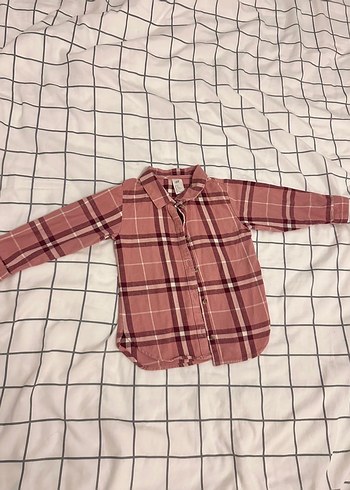 Bej Ekoseli Pamuklu çocuk Gömlek - Görsel 3