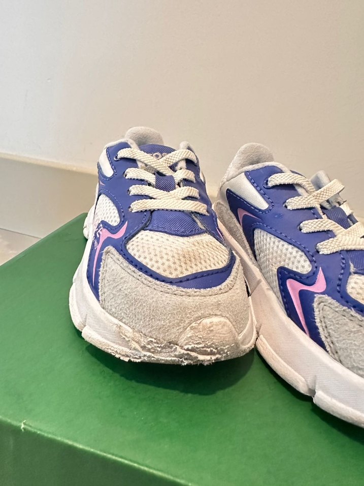 Kız Çocuk Beyaz Renkli Spor Ayakkabı - Görsel 2