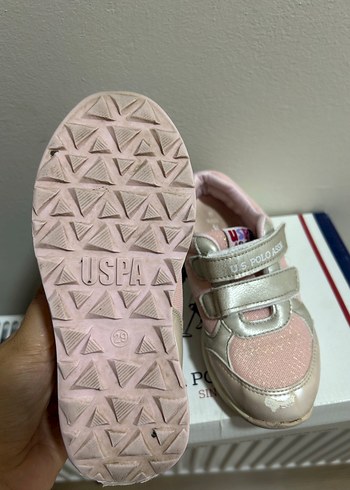 29 Beden pembe Renk Kız Çocuk Pembe Cırt Cırtlı Spor Ayakkabı