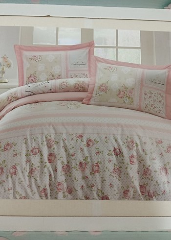 Pembe Pastel Nevresim Takımı - Görsel 2