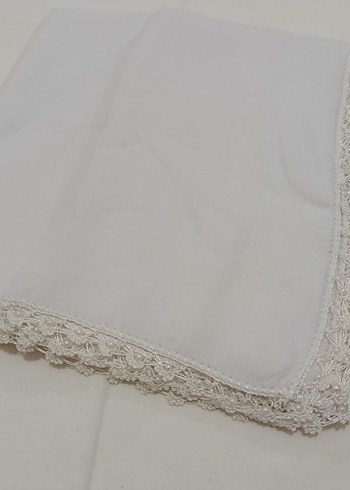 boncuk oyalı çeyizlik tülbent - Görsel 2