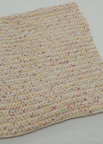 Çok Renkli Örgü Çocuk Battaniyesi - Görsel 4