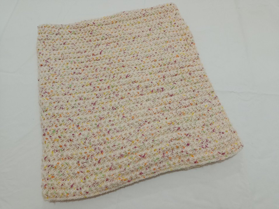 Çok Renkli Örgü Çocuk Battaniyesi - Görsel 4