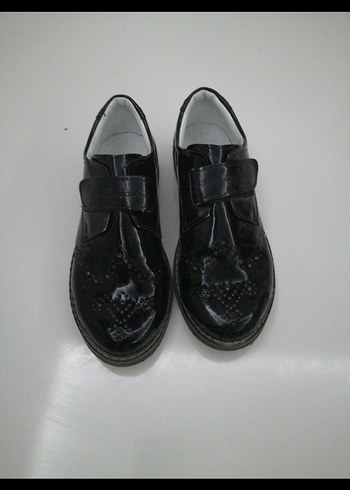 Erkek Çocuk Siyah Rugan Tokalı Ayakkabı - Görsel 3